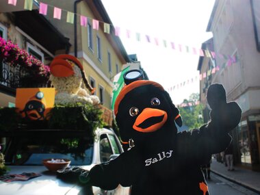 Salzwelten Sally Maskottchen Narzissenfest | © Anna Seiwald