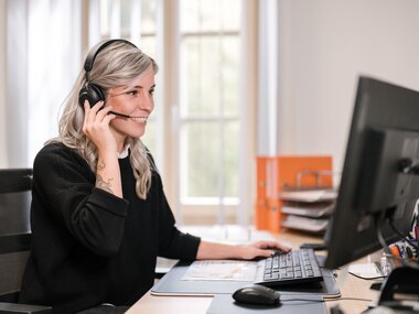 Salzwelten Salzburg Kundenservice telefonieren Headset  | © Thomas Sattler