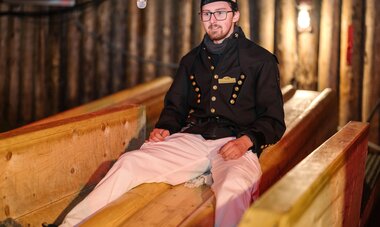 Salzwelten Hallstatt Unter Tage Rutsche | © Thomas Sattler