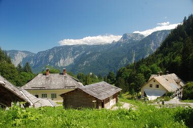 Knappen Haus Salzwelten Hallstatt Hochgebirge Sommer  | © Torsten Kraft 