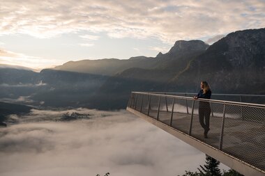 Skywalk Salzwelten Hallstatt Aussichtsplattform  | © Bergauer 