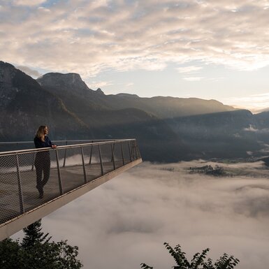 Skywalk Salzwelten Hallstatt Aussichtsplattform  | © Bergauer 