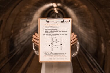 Stollenquiz Klassenzimmer-unter-Tage | © Salzwelten Stollenquiz Klassenzimmer-unter-Tage Rätsel | © Salzwelten