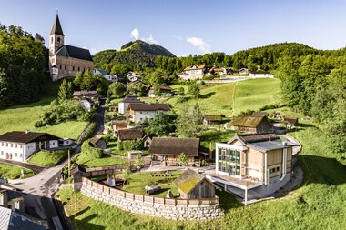 Salzwelten Salzburg Kelten.Erlebnis.Berg Drohnenaufnahme  | © Gellner 