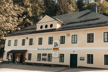 Steinberghaus Salzwelten Altaussee Fassade | © Salzwelten 