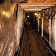 Salzwelten Altaussee Stollen aus Holz unter Tage | © Bergauer 