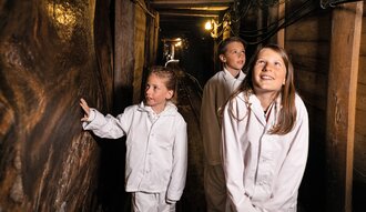 Kinder Salzwelten Altaussee Stollen | © Bergauer