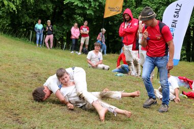 Salzwelten SaLzburg Sommerveranstaltung Ranggler Kinder  | © HKro Bild Der Auslöser 