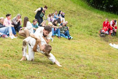 Salzwelten Salzburg Sommerveranstaltung Ranggler Erwachsene  | © Foto Sulzer 